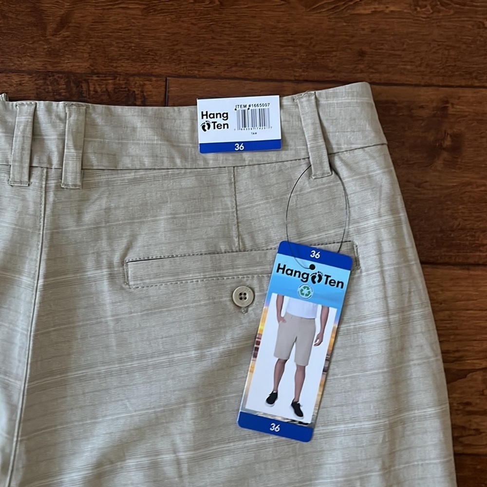 NWT Hang Ten Stretch Short Quick Dry Light Weight Short Size 36 - Picture 16 of 16